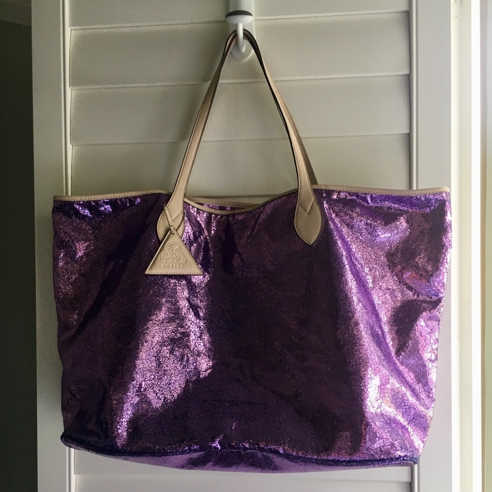 PURPLE TOTE BAG